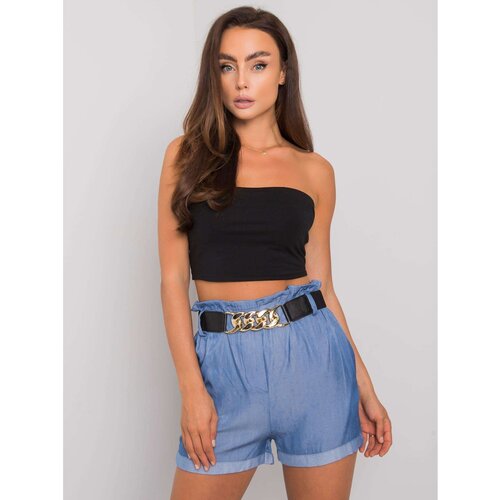 Fashion Hunters Blue shorts with rolled up pants Cene