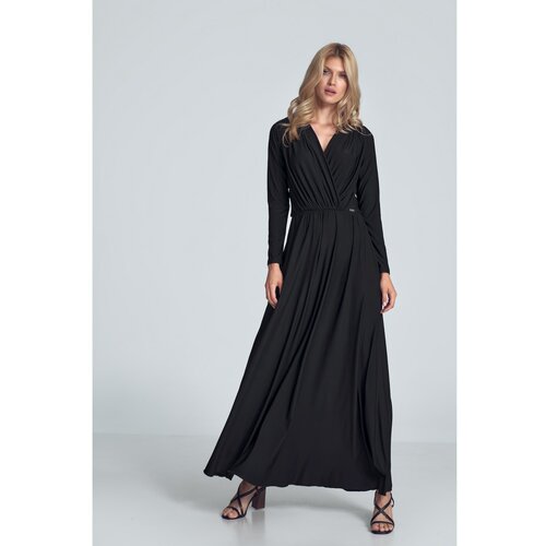 Figl Ženska haljina M705 crna Slike