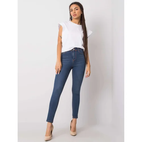 Fashion Hunters Blue skinny Makayla RUE PARIS jeans