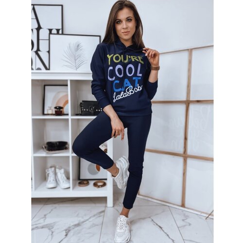 DStreet Women&amp;#039;s sweat suit ADISON navy blue AY0480 Slike