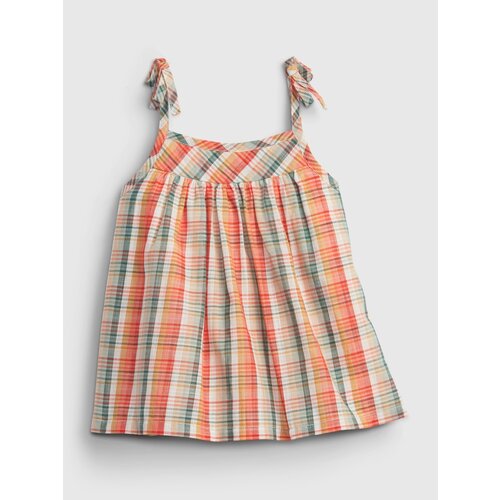 GAP Kids Top Sleeveless Ruffle Woven - Girls Cijene