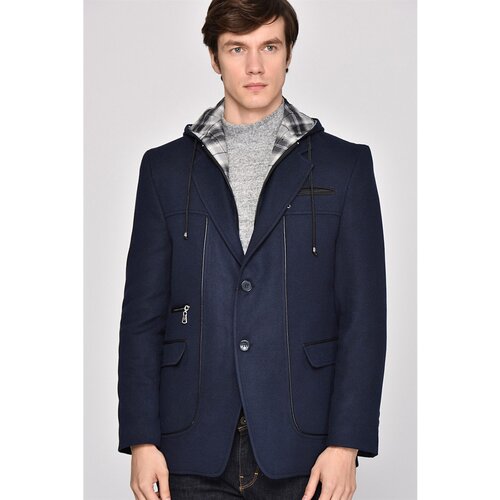 Dewberry K7533 MALE COAT-LACİVERT Slike
