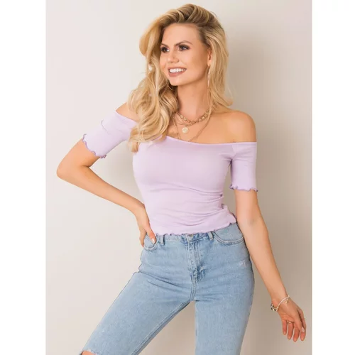 Fashion Hunters Lilac blouse from Britney RUE PARIS