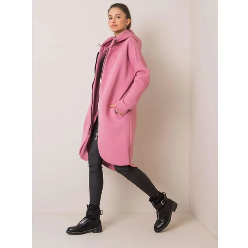 Fashion Hunters RUE PARIS Dirty pink hooded sweatshirt