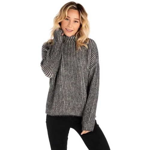 Rip Curl Sweater HIGH LOW CREW SWEATER Black