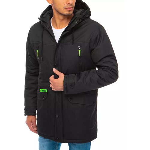 DStreet Black men's winter jacket TX3878 Cene