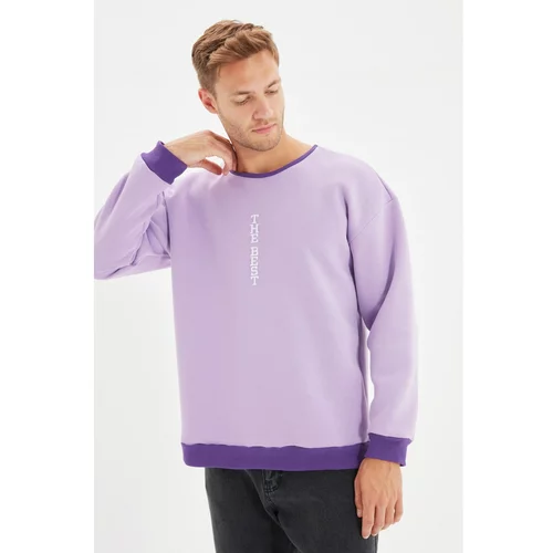 Trendyol Lilac Men Regular Fit Sweatshirt