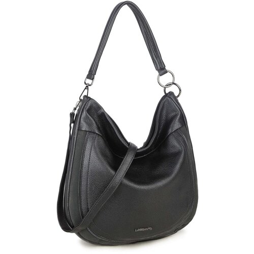 Fashion Hunters LUIGISANTO women&amp;#039;s black handbag Slike