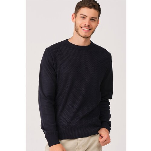 Dewberry V0320 MEN&amp;#039;S SWEATER-LACİVERT Slike