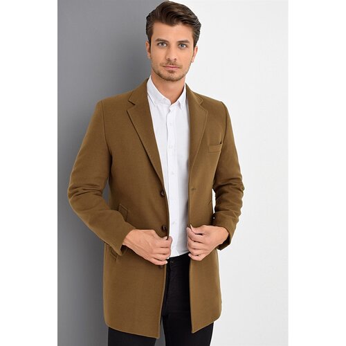 Dewberry PLT8388 MEN&amp;#039;s COAT-CAMEL Slike