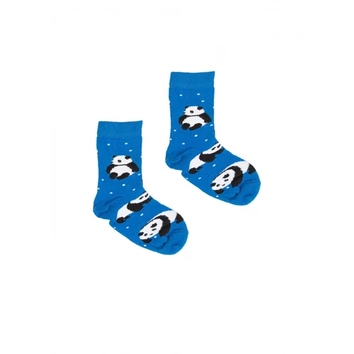 Kabak Socks Kids Panda Blue