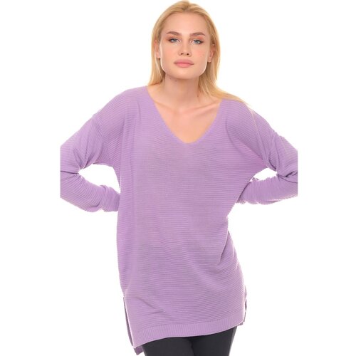 Dewberry Z6691 WOMEN'S SWEATER-LILA Cijene