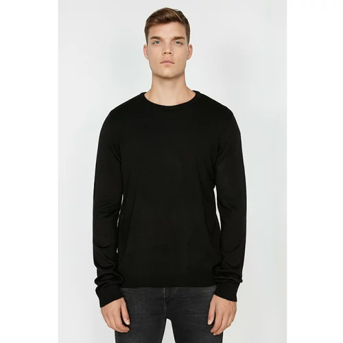 Koton Men's Black Sweater Bsc
