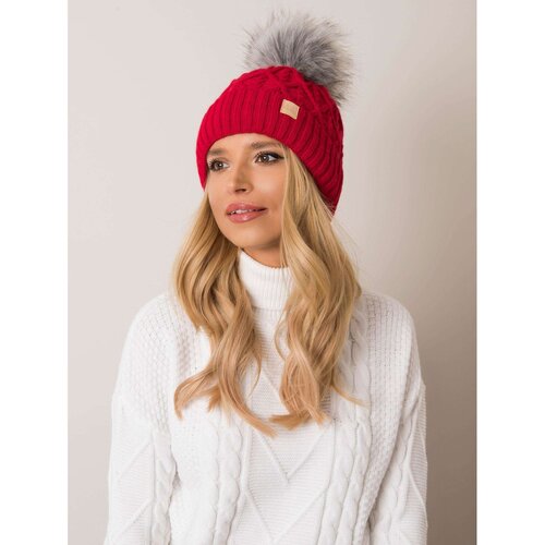 Fashion Hunters RUE PARIS Red women&amp;#039;s cap Slike
