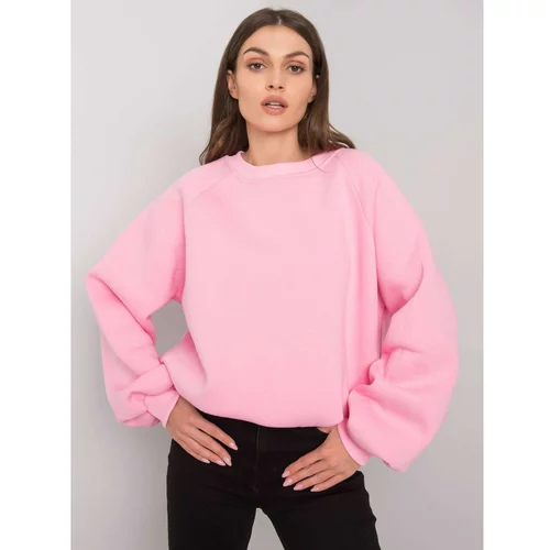 Fashion Hunters Pink one-color sweatshirt RUE PARIS