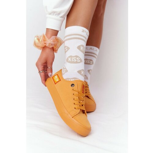 Kesi Women's Sneakers BIG STAR HH274134 Yellow Slike
