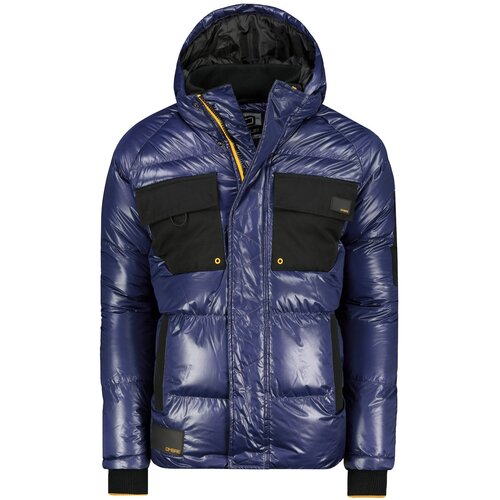 Ombre Odjeća Muška prostati prošla jakna C457 crna | plava | senf Slike