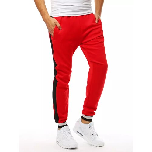 DStreet Red men's sweatpants UX3359 Slike