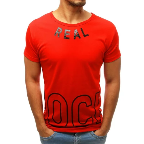 DStreet Men's red T-shirt RX3815