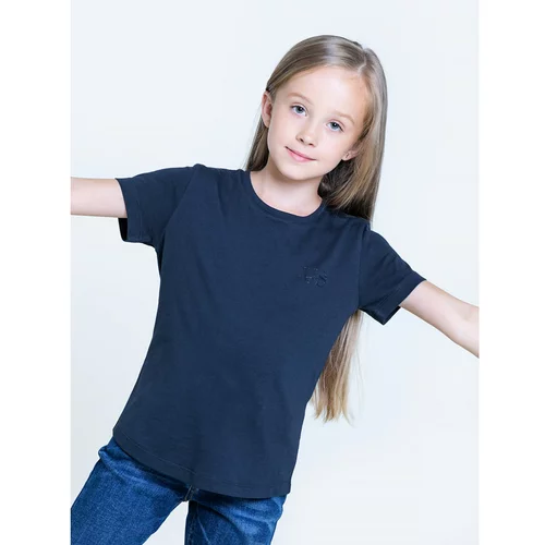 Big Star Kids's T-shirt_ss T-shirt 152061 Blue Knitted-403