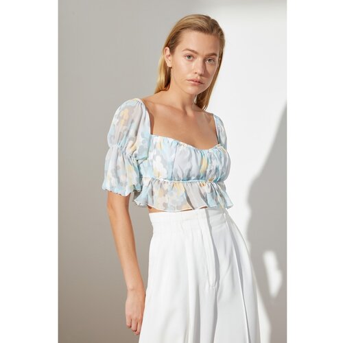 Trendyol Multi Color Crop Blouse Slike