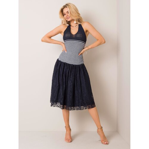 Fashion Hunters Navy blue dress from Gwyneth RUE PARIS Slike
