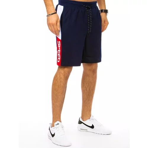 DStreet Men's navy blue sweat shorts SX1353