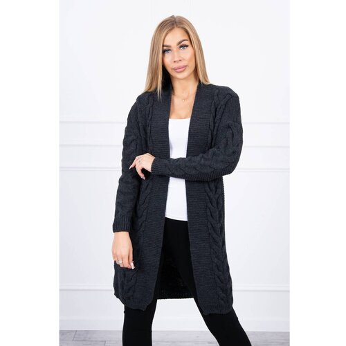 Kesi Sweater Cardigan weave the braid graphite Cijene