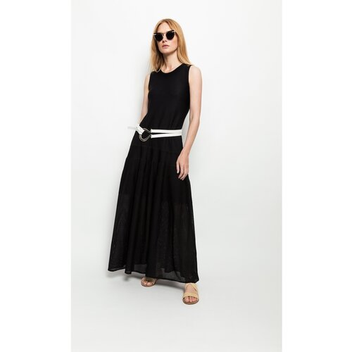 Deni Cler Milano Ženska haljina Deni_Cler_Milano_Dress_T-Dc-311D-0G-10-90-1_Black Cene