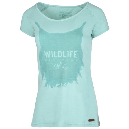 Husky Women's T-shirt Lynx L Turquoise Cene