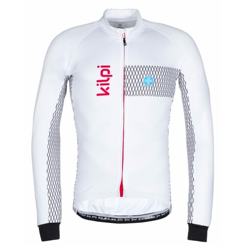 Kilpi Men's cycling jersey long sleeve Campos-m white Slike