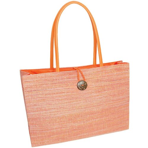 Semiline ženska torba za plažu 1482-9 narančasta | pink Cene