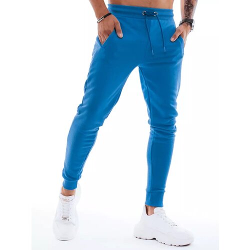 DStreet Men's sweatpants cornflower blue UX3336 Cene