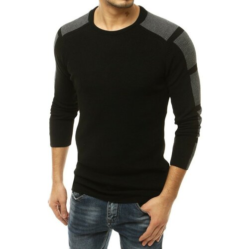DStreet Muški džemper s navlakom antracit WX1654 crna | siva Slike