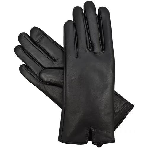 Semiline Woman's Women Leather Antibacterial Gloves P8200