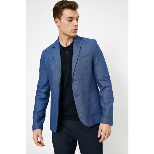 Koton Men&amp;#039;s Pocket Detailed Buttoned Blazer Jacket Slike