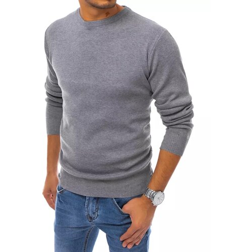 DStreet Gray men's sweater WX1714 Slike