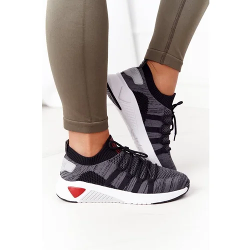 Kesi Women's Sneakers Memory Foam Big Star HH274532 Dark Grey