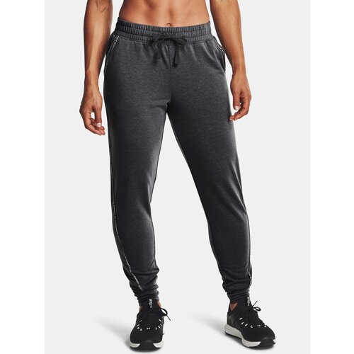 Under Armour Kalhoty UA Rival Terry Taped Pant-GRY Slike