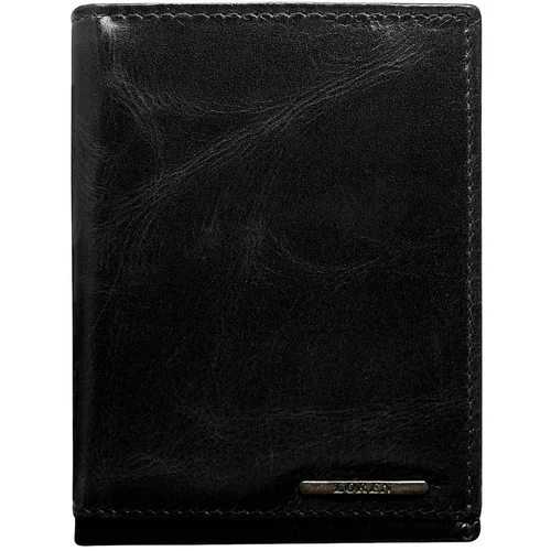 Fashion Hunters Black men's wallet with RFID system