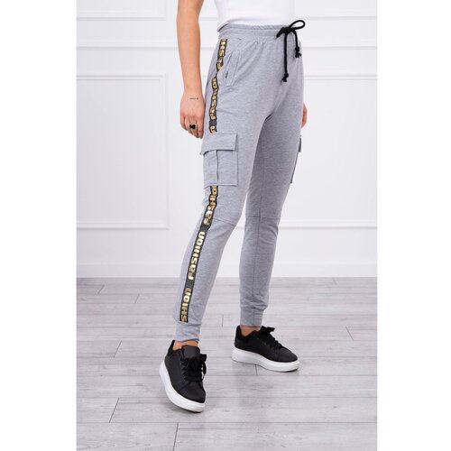 Kesi Pants cargo gray Slike