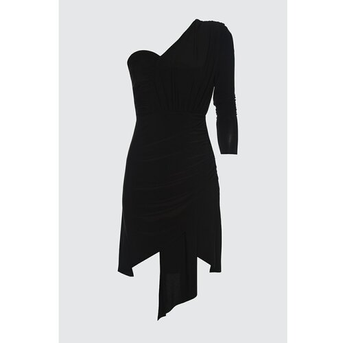 Trendyol Ženska haljina Cocktail crna Slike