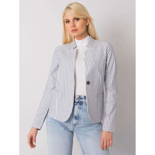 Fashion Hunters Black and white striped jacket from Nesala RUE PARIS Slike