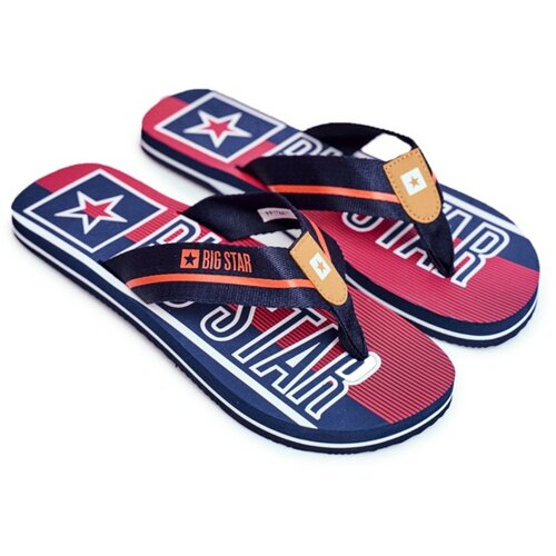 Kesi Men's Slides Flip flops Big Star Navy FF274A471 Cene