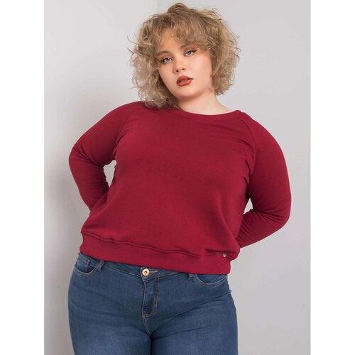 Fashion Hunters Chestnut oversized hoodie without hood Slike