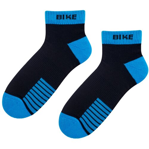 Bratex Muške čarape M-664 crne | svijetlo plavo Cene