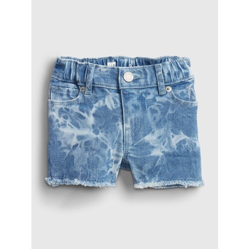 GAP Children's Shorts Elasticized Pull-on Tie-Dye Denim Shortie Shorts Wi - Girls Cene