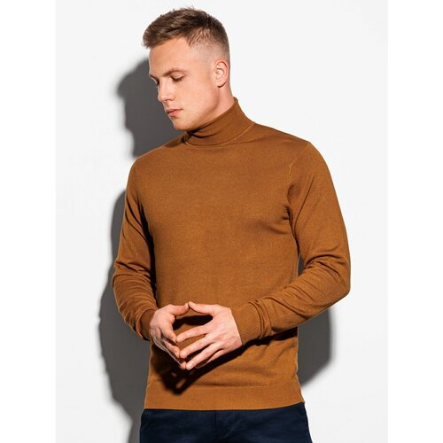 Ombre Odjeća Muški džemper E178 crna | braon Slike