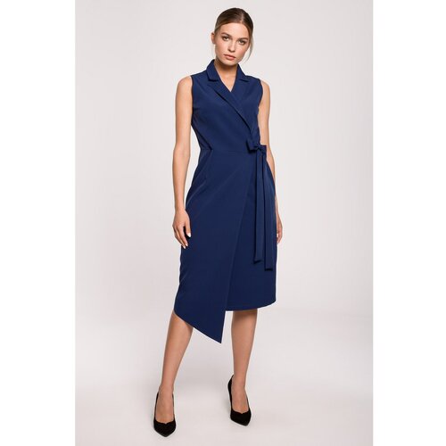 Stylove Woman's Dress S275 Navy Blue Slike