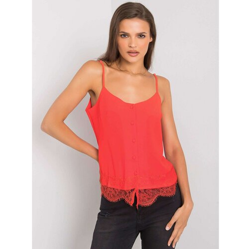 Fashion Hunters Red top with buttons Slike